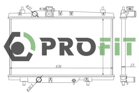 Радиатор охлаждения PROFIT 17400821