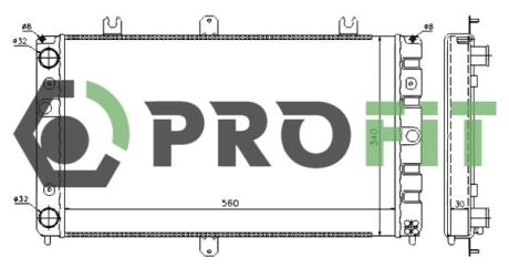 Радиатор охлаждения PROFIT 17401502