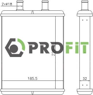 Радиатор печки PROFIT 17600099