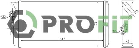 Радиатор печки PROFIT 17600310