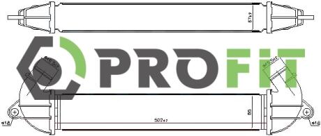 Радіатор наддуву PROFIT 17800107