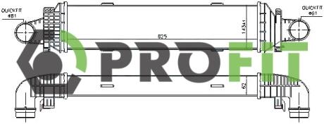 Радиатор наддува PROFIT 17800164