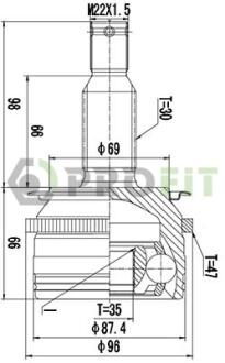 ШРУС PROFIT 27103027