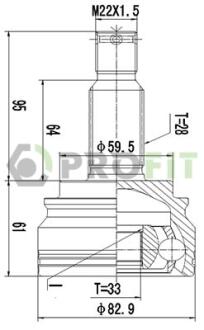 ШРУС PROFIT 27103047