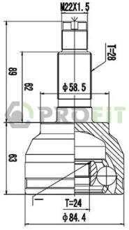 ШРУС PROFIT 27103070