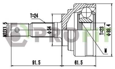 ШРКШ зі змазкою в комплекті PROFIT 27103087