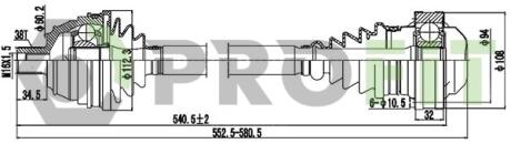 Піввісь PROFIT 27300605