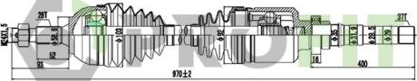 Піввісь PROFIT 27300965