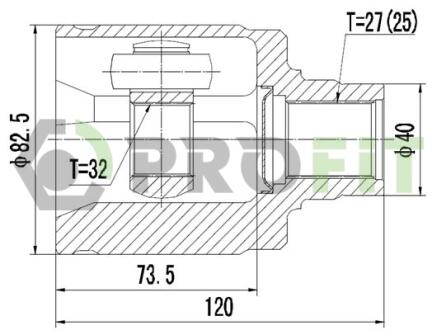 ШРУС PROFIT 28102045