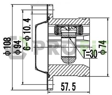 ШРУС PROFIT 28102050