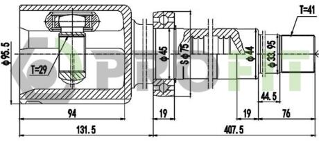 ШРУС PROFIT 28102058
