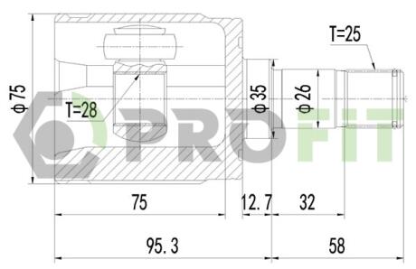 ШРУС PROFIT 28102061