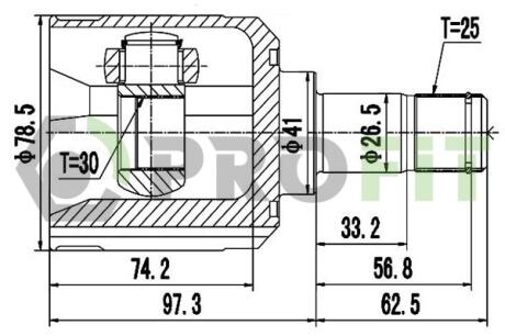 ШРУС PROFIT 28102072