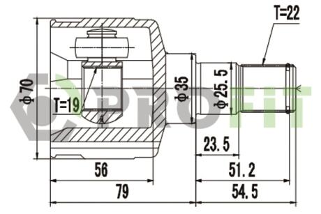 ШРКШ зі змазкою в комплекті PROFIT 28103069