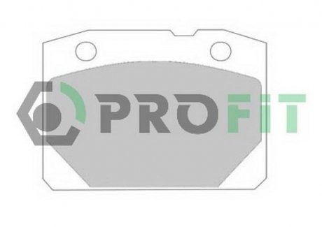 Колодки тормозные дискові PROFIT 5000-0096 (фото 1)