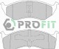 Колодки гальмівні дискові PROFIT 5000-1098 (фото 1)