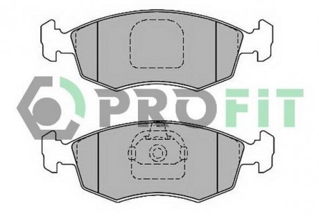 Колодки тормозные дисковые PROFIT 5000-1376 (фото 1)