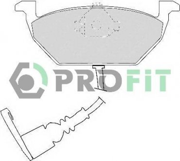 Колодки тормозные дисковые PROFIT 5000-1398