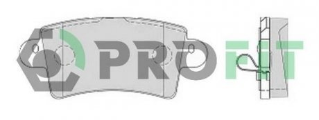 Колодки гальмівні дискові PROFIT 5000-1453 (фото 1)