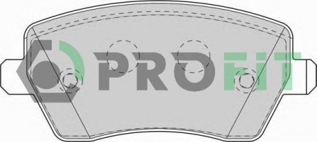 Колодки тормозные дисковые PROFIT 5000-1617