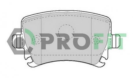 Колодки тормозные дисковые PROFIT 5000-1636 (фото 1)