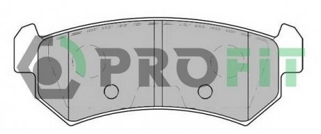 Колодки тормозные дисковые PROFIT 5000-1889 (фото 1)