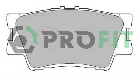 Колодки тормозные дисковые PROFIT 5000-2015 (фото 1)