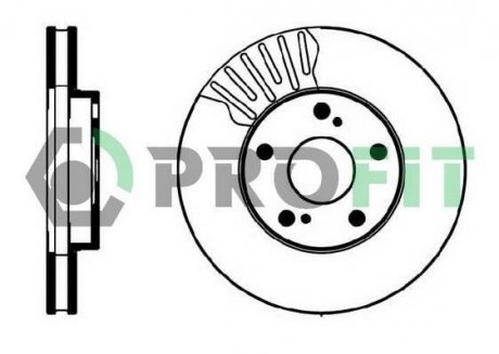 Диск гальмівний PROFIT 5010-0501