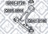 САЙЛЕНТБЛОК ЗАДН ПЕРЕД ВАЖИЛЯ MITSUBISHI LANCER C Q-fix Q0050729 (фото 3)