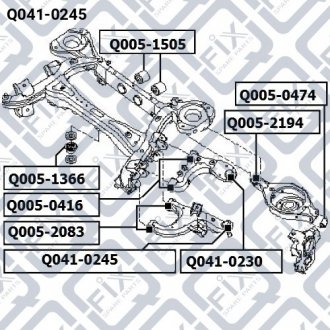 Опора шаровая Q-fix Q0410245