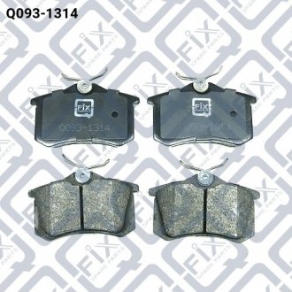 Колодки тормозные дисковые задние Q-fix Q0931314 (фото 1)