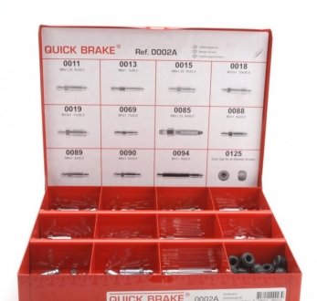 Комплект штуцерів прокачки гальм QUICK BRAKE 0002A