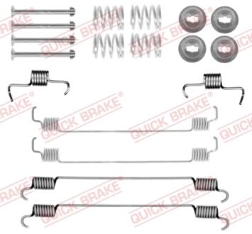 Фото комплект пружинок колодок стояночного гальма QUICK BRAKE 1050058 Комплект пружинок колодок стояночного гальма QUICK BRAKE 1050058