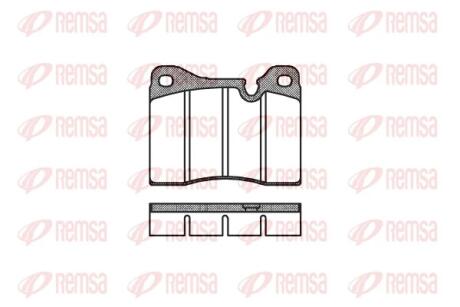 BMW Датчик зносу гальм. колодок X3 (F25) sDrive 18 d 12-14 REMSA 001120