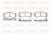 NISSAN колодки гальмівні передні SUNNY 1.6 B12 86-, SUZUKI SWIFT II Хетчбек (EA, MA) 1.3 GTi -01 REMSA 0219.02 (фото 1)