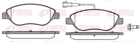FIAT гальмівні колодки передн. Bravo, Stilo REMSA 0860.02