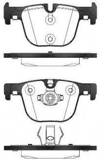 Тормозные колодки дисковые задние BMW 3 (F30,F35) 3.0i/3.0D 11- REMSA 1493 00