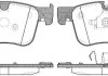 Тормозные колодки дисковые перед. CITROEN C4 GRAND PICASSO II, C4 PICASSO II PEUGEOT 308 II, 308 SW II 1.2-2.0D 02.13- REMSA 1560 00 (фото 1)