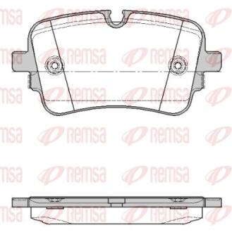 AUDI Кододки гальмівні задн. Q7 15- REMSA 1668.10