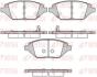 CHEVROLET Комплект гальмівних колодок передні SPARK (M400) 1.0 15-, OPEL KARL (C16) 1.0 15-18 REMSA 1686.02 (фото 1)