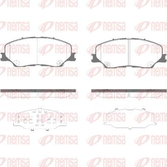 ISUZU Колодки гальм. передні D-MAX III 1.9 DDI 19- REMSA 1975.04