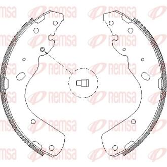 FORD гальм колодки задн. RANGER 2.5 TD 02-06, MAZDA B-SERIE 2.5 D 02-06 REMSA 4175.00