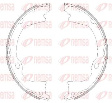 JEEP Колодки гальмівні барабанні GRAND CHEROKEE IV REMSA 4282.01