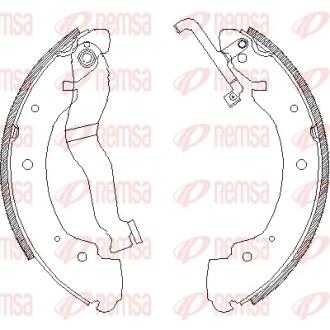 VW Гальмівні колодки задн. T4 REMSA 4402.00