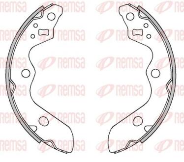 SUZUKI Колодки гальмівні барабанні IGNIS III (MF) 1.2 AllGrip 16- REMSA 4526.00