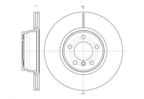 BMW Диск тормозной передній 3 F30,4 Gran Coupe/ F36 13- REMSA 61452.10