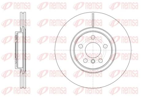 Диск гальмівний передній BMW X1 REMSA 61546.10
