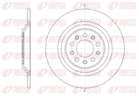 Диск гальм. задн. Jeep Cherokee -18 REMSA 61783.00
