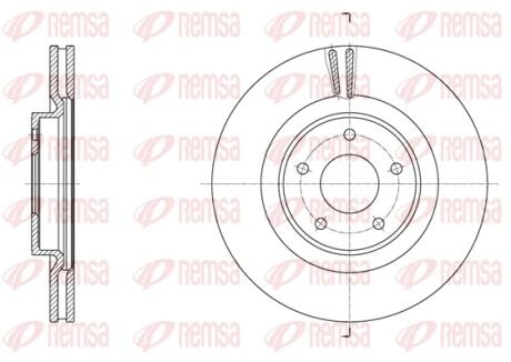 Диск тормозной REMSA 61790.10