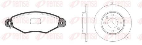 CITROEN К-кт гальм. колодки + диски XSARA (N1) 1.9 D 98-05 REMSA 8643.00